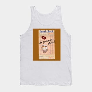 Old Fashioned Y2k Pink Guest Check Print Tank Top